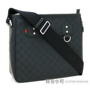 Gucci Messenger Bag Black Guccissima Signature Web Crossbody Bag